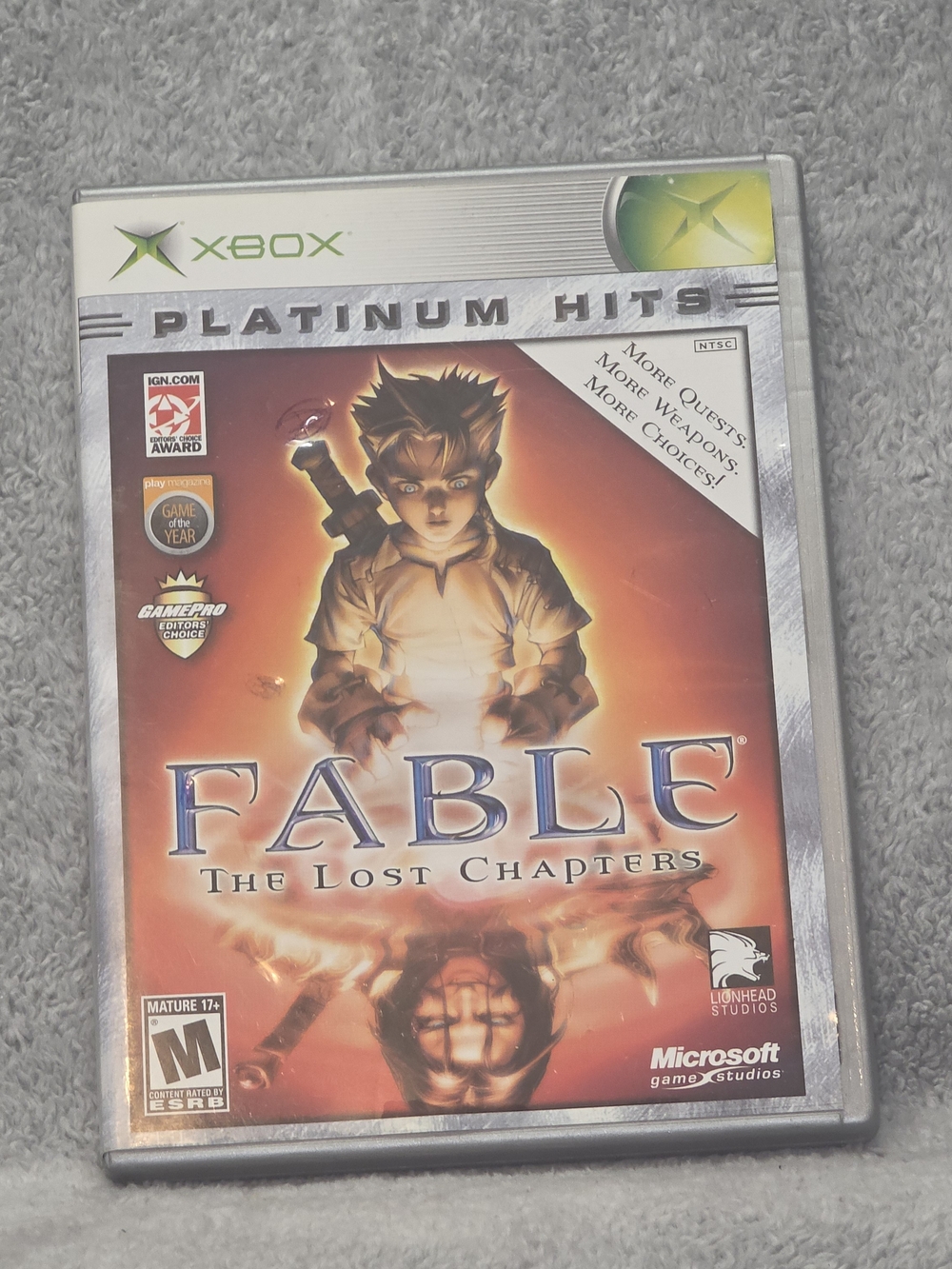 Xbox Fable: The Lost Chapters (Platinum Hits) - Silver Case